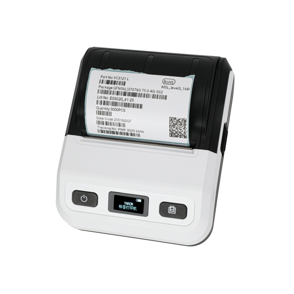 Label Thermal Printer with Screen